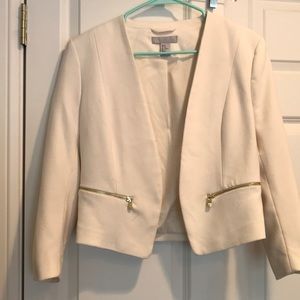 Cream Fashion Blazer